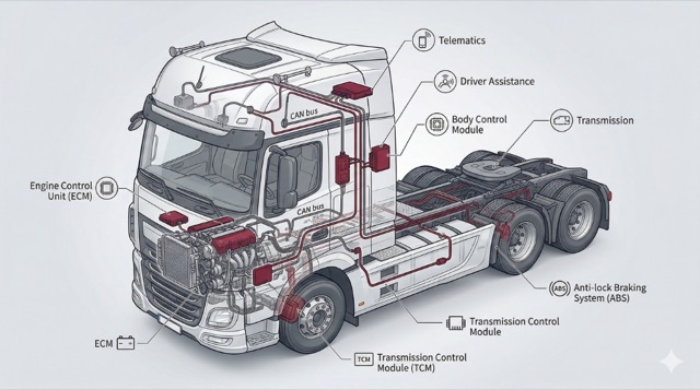 Каталожный модуль промышленной электроники для транспорта